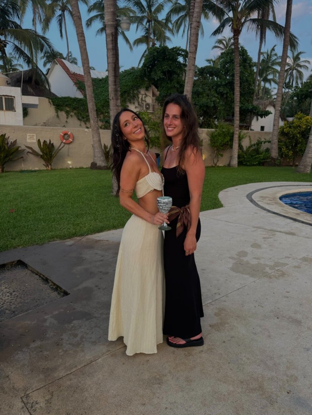 Bella Donna Cream Braided Maxi Dress - 12th Tribe - Picture 4 of 4